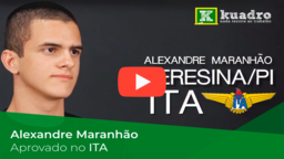 Alexandre Maranhão aprovado ITA