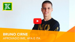 Bruno Cirne aprovado ITA, IME e AFA