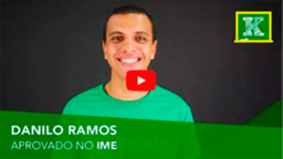 Danilo Ramos aprovado no IME