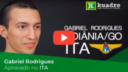 Gabriel Rodrigues aprovado ITA