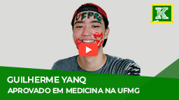 Guilherme Yanq aprovado em medicina na UFMG
