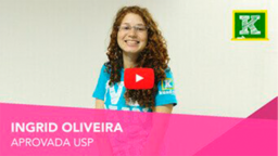 Ingrid Oliveira aprovada na USP