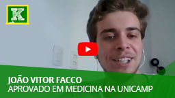 João Vitor Facco Aprovado em Medicina na Unicamp