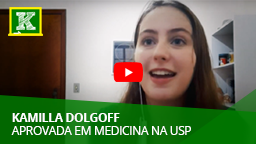 Kamila Dolgoff aprovada em medicina na USP