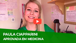 Paula Ciapparini aprovada em medicina