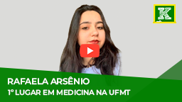 Rafaela Arsenio primeiro lugar em medicina na UFMT